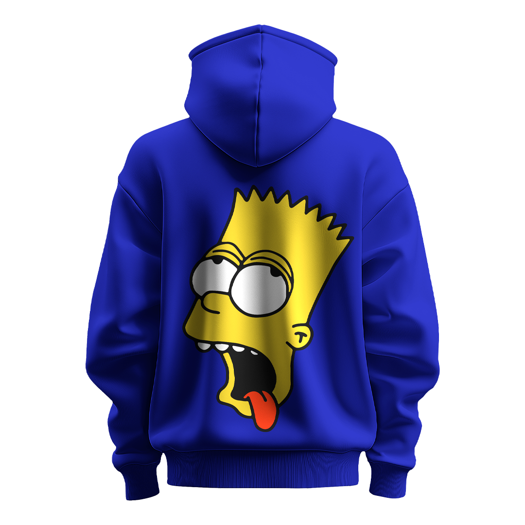 BULL CLOTHING Stylish Simpson Graphic Hoodie | 60% Cotton, 40% Polyester Blend | Premium 280 GSM Fleece for Comfort and Durability