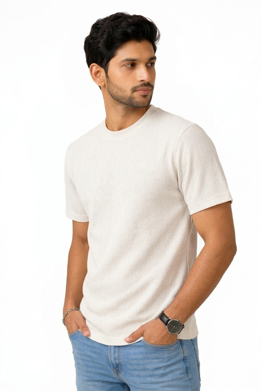 BULL CLOTHING Men's Round Neck T-Shirt | Half Sl…