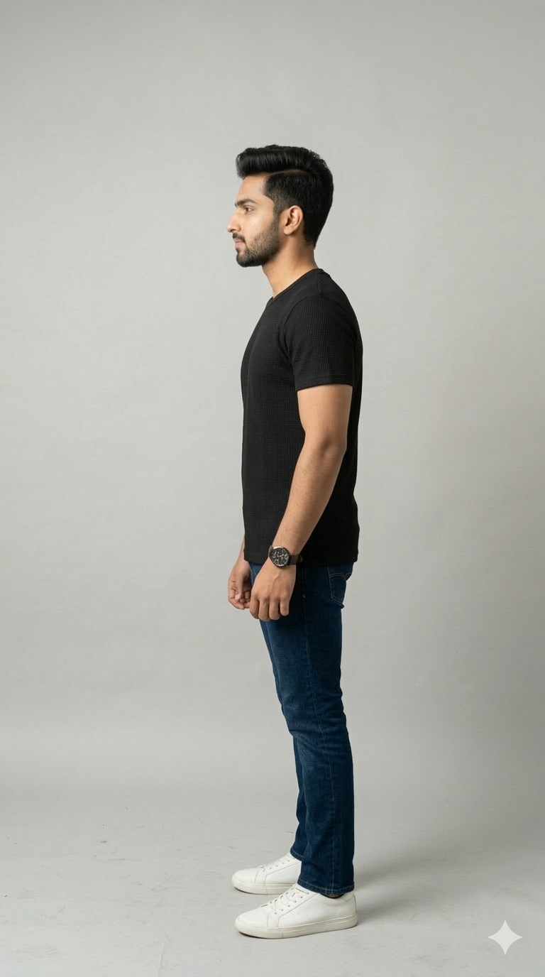 BULL CLOTHING Men's Round Neck T-Shirt | Half Sleeve Regular Fit Casual T-Shirt